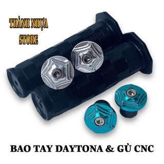 Bao tay nắm Daytona kèm gù nhôm CNC
