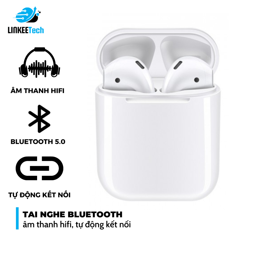 Tai Nghe Bluetooth AIP2 Không Dây Tự Động Kết Nối Chạm Cảm Thông Minh Ứng - LinkeeTech