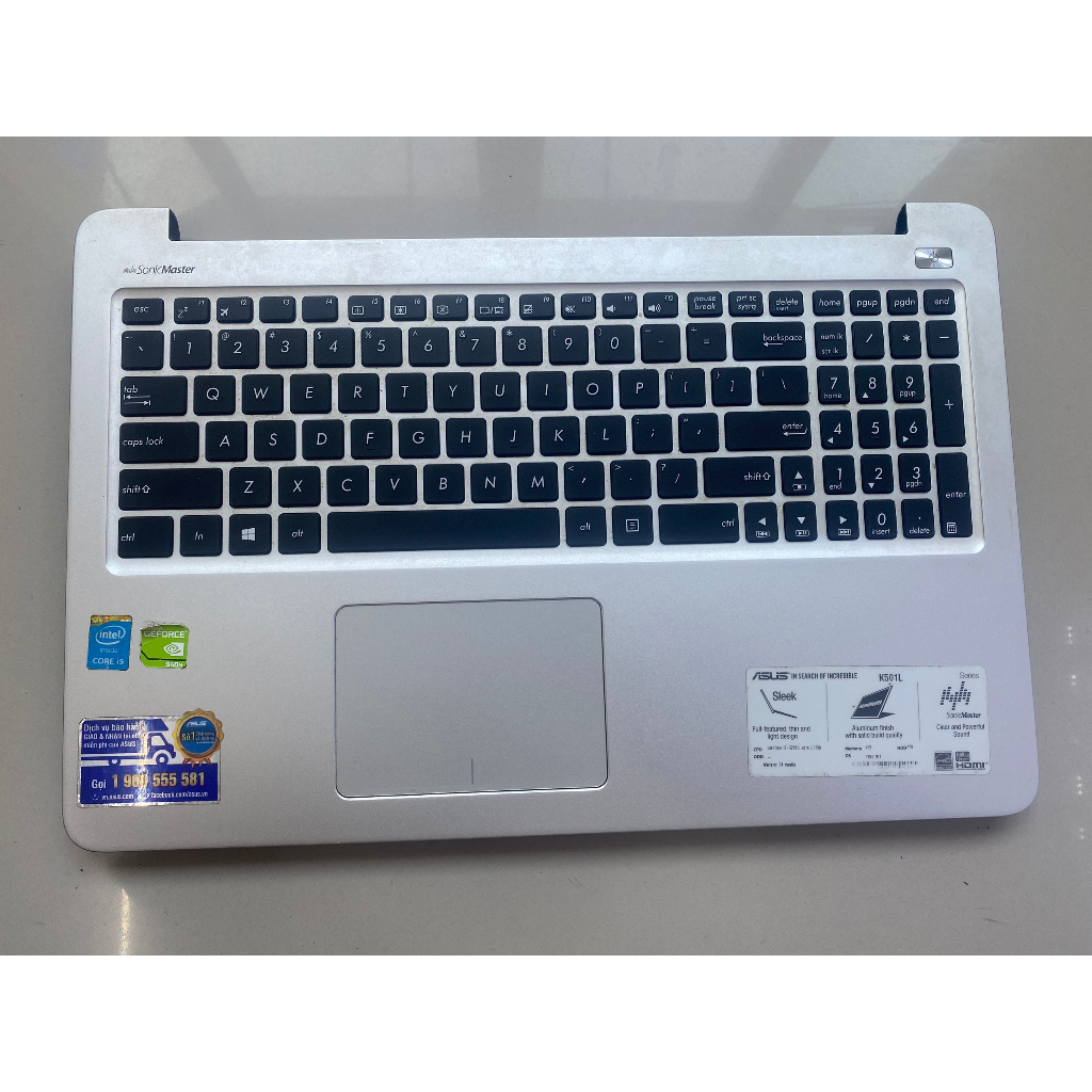 Thay Vỏ Laptop Asus K501 K501L K501LB K501LX K501U K501UX K501UB Cũ Tháo Máy