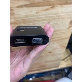 cổng chuyển dell typeC ra 4 cổng hdmi, vga, lan, usb