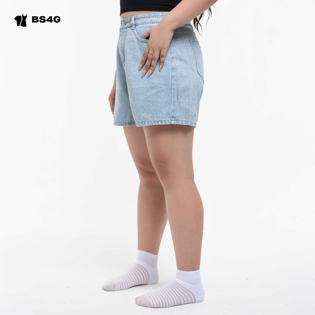 SHORT JEANS TRƠN CÓ LAI - SB001