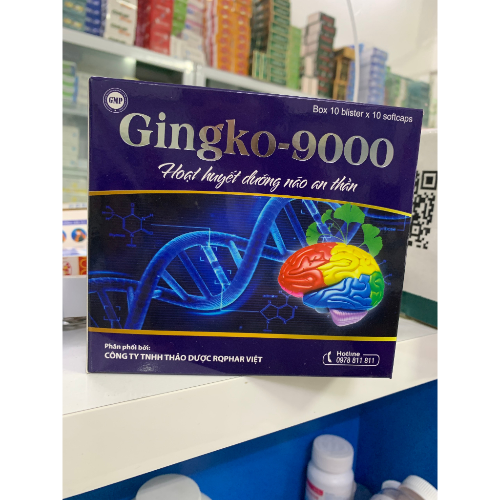 Viên bổ não Ginko 9000, Ginkgo Biloba dưỡng não an thần