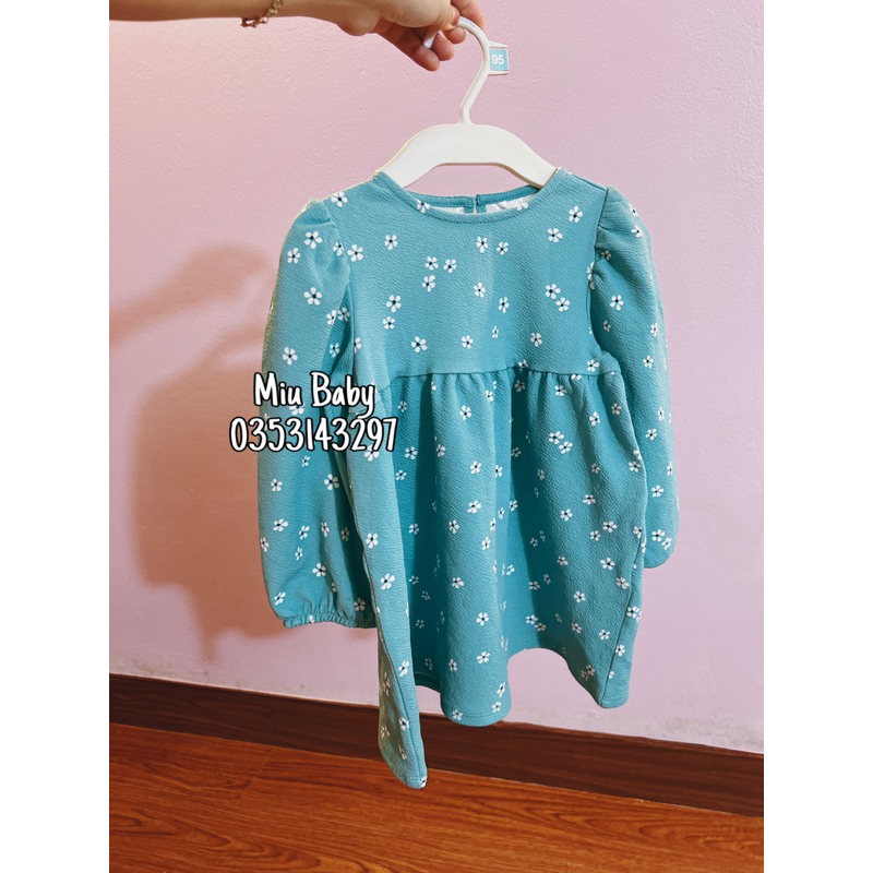 Váy dài tay GJ 3 màu babydoll xuat dư