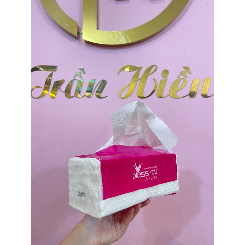 Combo 10 gói khăn giấy Bless you 250 tờ