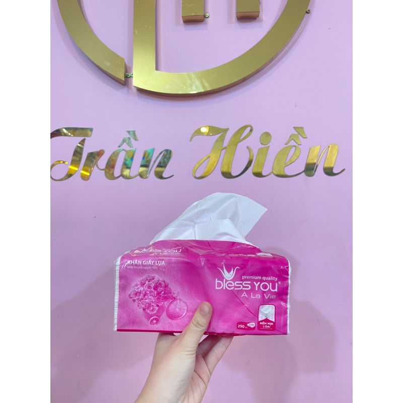 Combo 10 gói khăn giấy Bless you 250 tờ