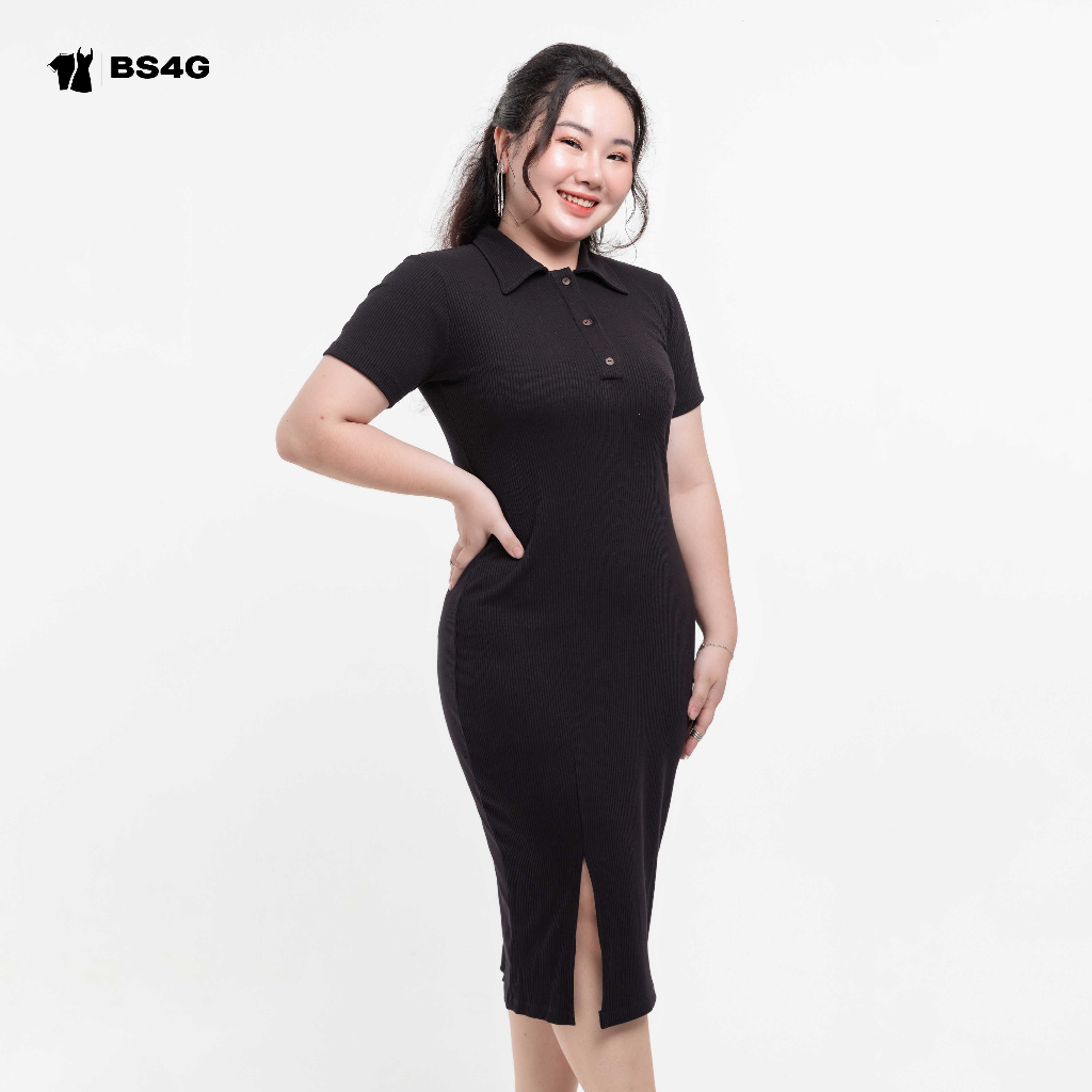 ĐẦM POLO XẺ TÀ BIGSIZE - ĐA075
