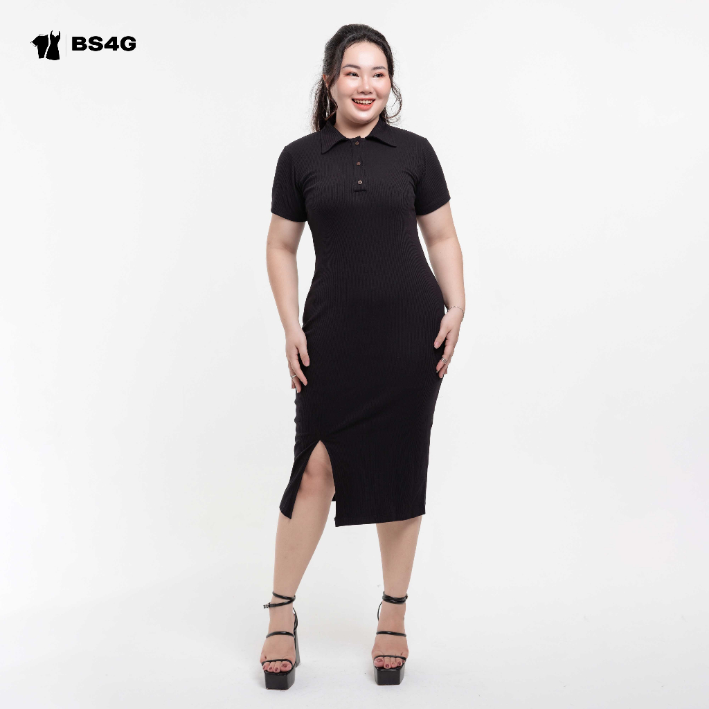 ĐẦM POLO XẺ TÀ BIGSIZE - ĐA075