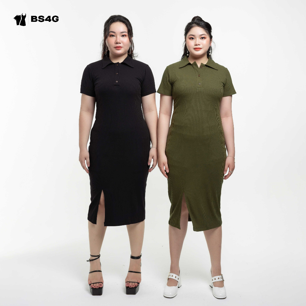 ĐẦM POLO XẺ TÀ BIGSIZE - ĐA075