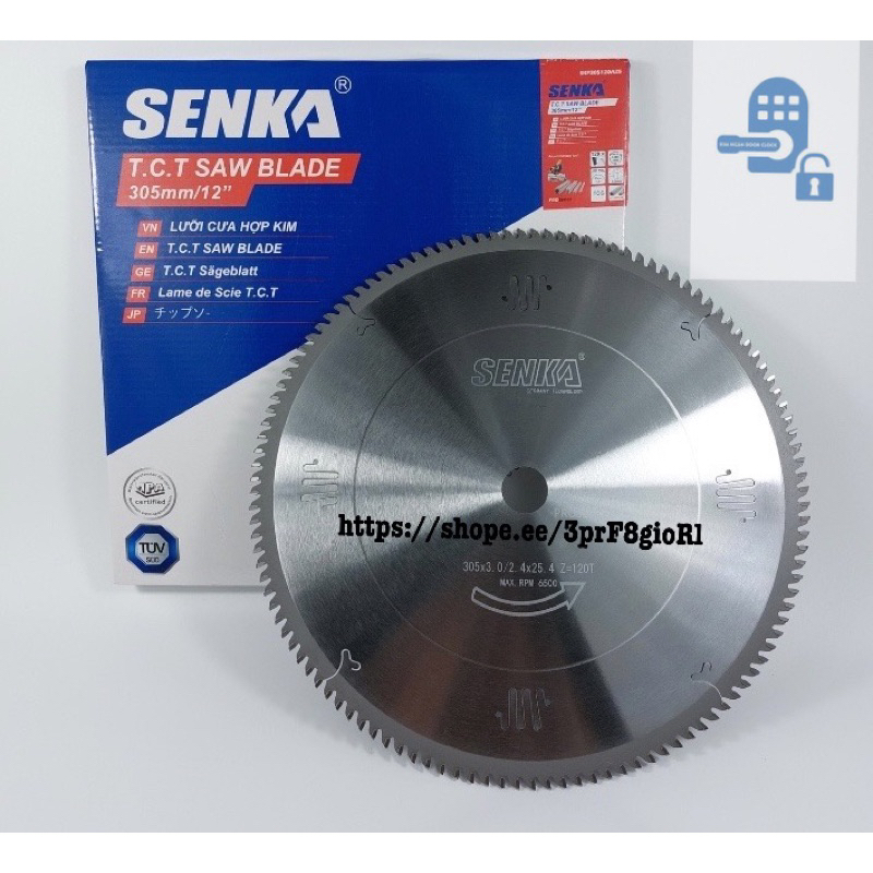 Lưỡi cắt nhôm 305 -120 răng SENKA CHÍNH HÃNG