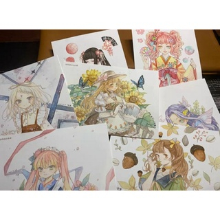 Tranh Line art tô màu nước nhập môn