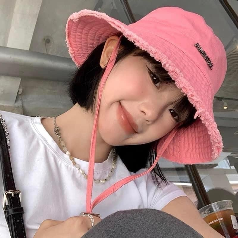 Mũ bucket JACQUEMUS tua rua chống nắng tai bèo hottrend chất lượng cao M562-T1