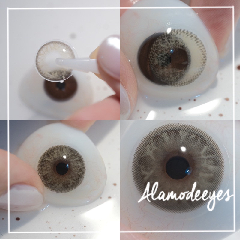 Lens nâu trà vân xoáy