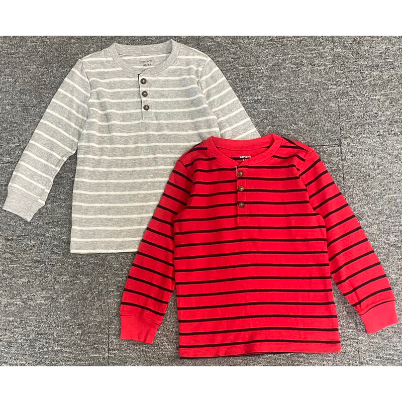 Áo dài tay thu đông cổ trụ bé trai sz 2-12Y