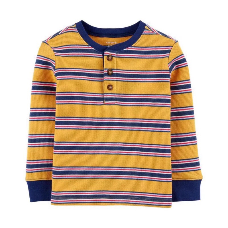 Áo dài tay thu đông cổ trụ bé trai sz 2-12Y