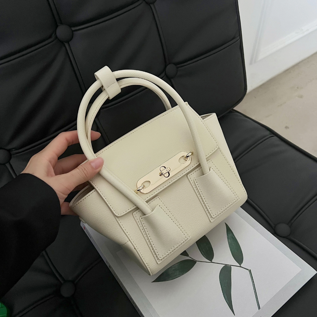 Túi da thật khoá hợp kim cao cấp - AMORA