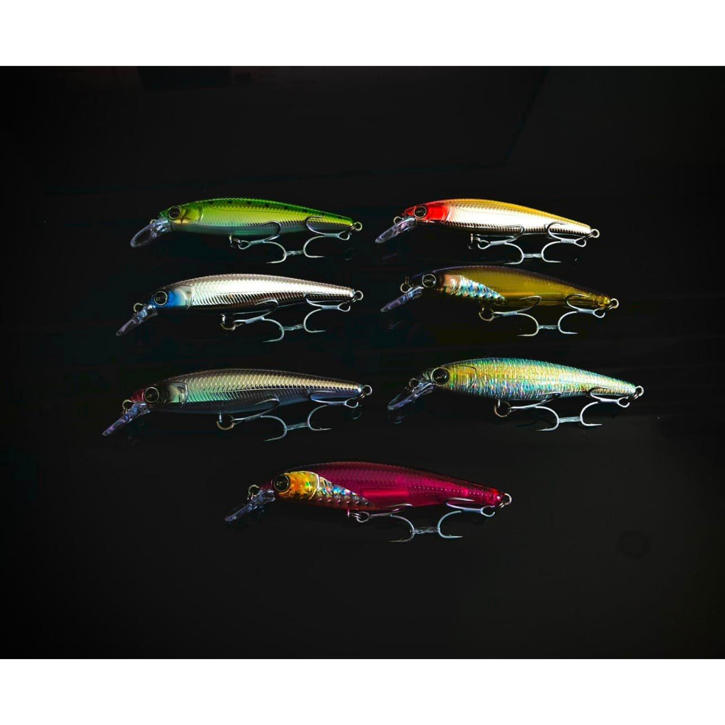 Mồi câu cá câu lửng Minnow siêu đẹp DNE Ghost 85SP HKN Fishing