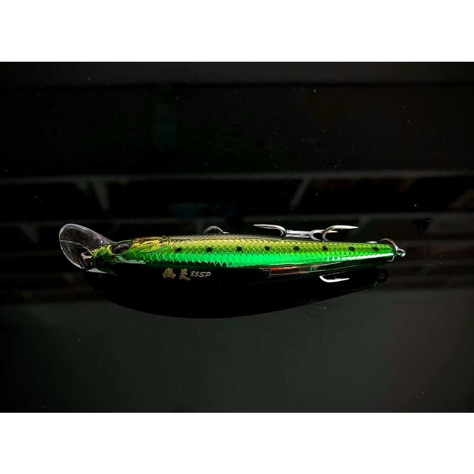 Mồi câu cá câu lửng Minnow siêu đẹp DNE Ghost 85SP HKN Fishing