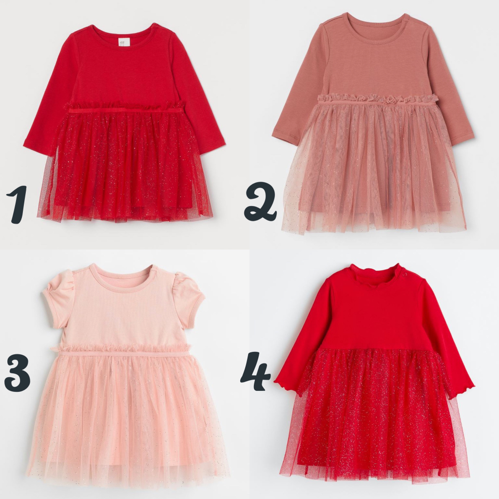 Váy thun cotton bé gái, chân ren công chúa, Hờ mờ JP UK săn SALE