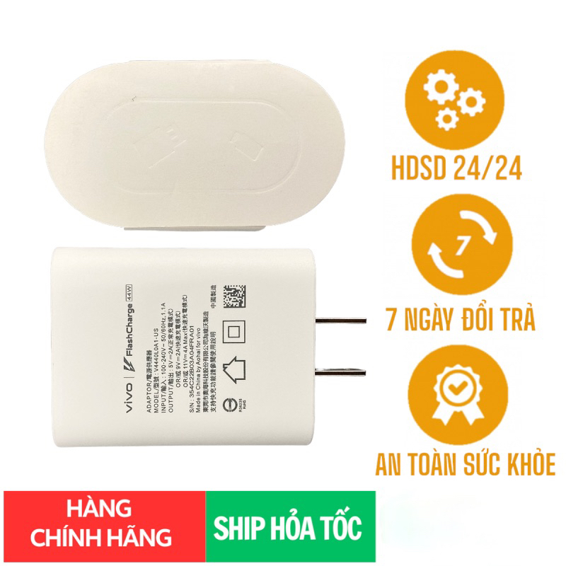 Bộ sạc nhanh Vivo 44w chính hãng