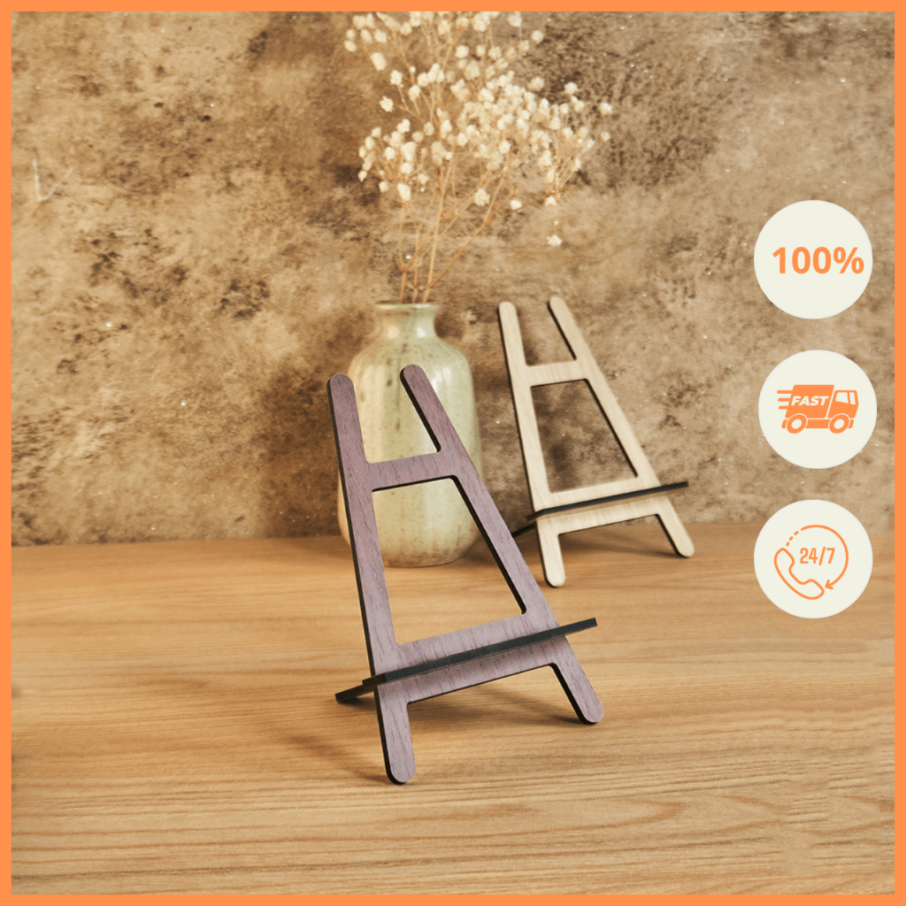 Kệ Gỗ Decor - Kệ Gỗ Decor Để Bàn - Chân Đế Điện Thoại - Kệ Gỗ Tranh