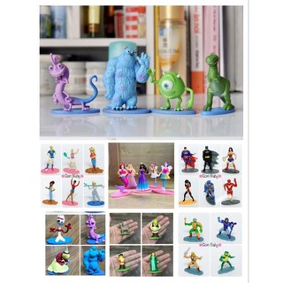Mô hình nhân vật batman, disney, babier, gia đình siêu nhân, các nhân vật trong phim Toy story 4,...
