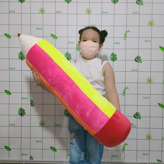 GỐI ÔM BÚT CHÌ NGỦ SẮC NHIỀU MÀU NHỒI BÔNG GIÁ RẺ