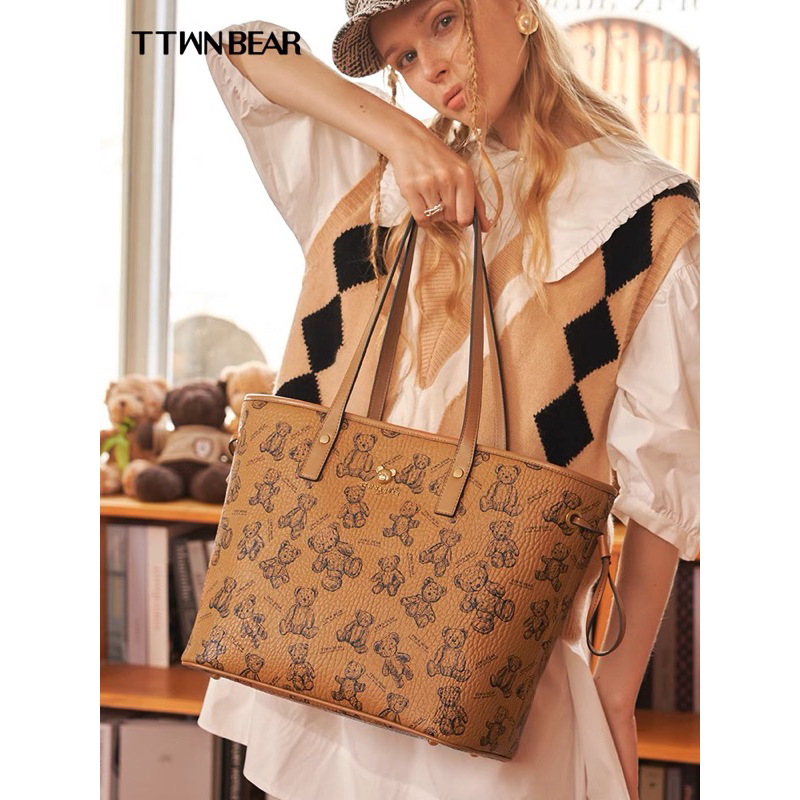 Túi Tote Đựng Laptop nữ TTWNBEAR Gấu Lớn TN2122