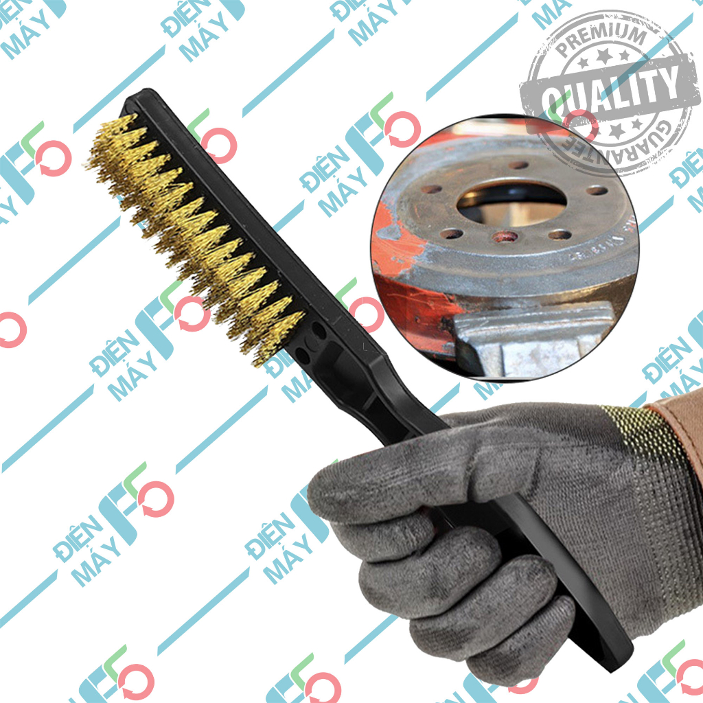 DMF5 Bàn chải kim loại chuyên cọ rỉ sét làm sạch chi tiết máy , bề mặt hàn