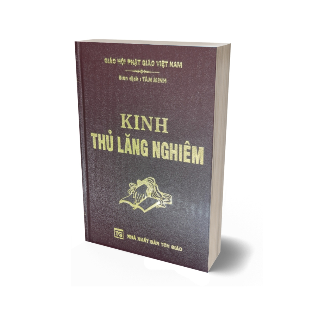 Sách - Kinh thủ lăng nghiêm trọn bộ ( bìa da )