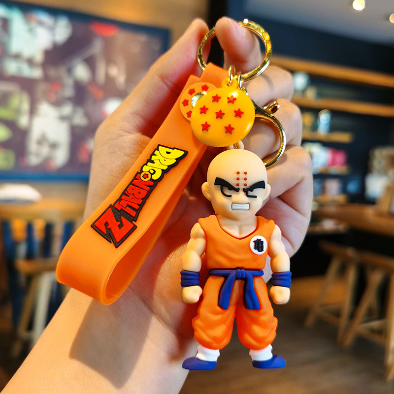 Móc khóa anime bảy viên ngọc rồng, móc cài balo các nhân vật hoạt hình dragon ball