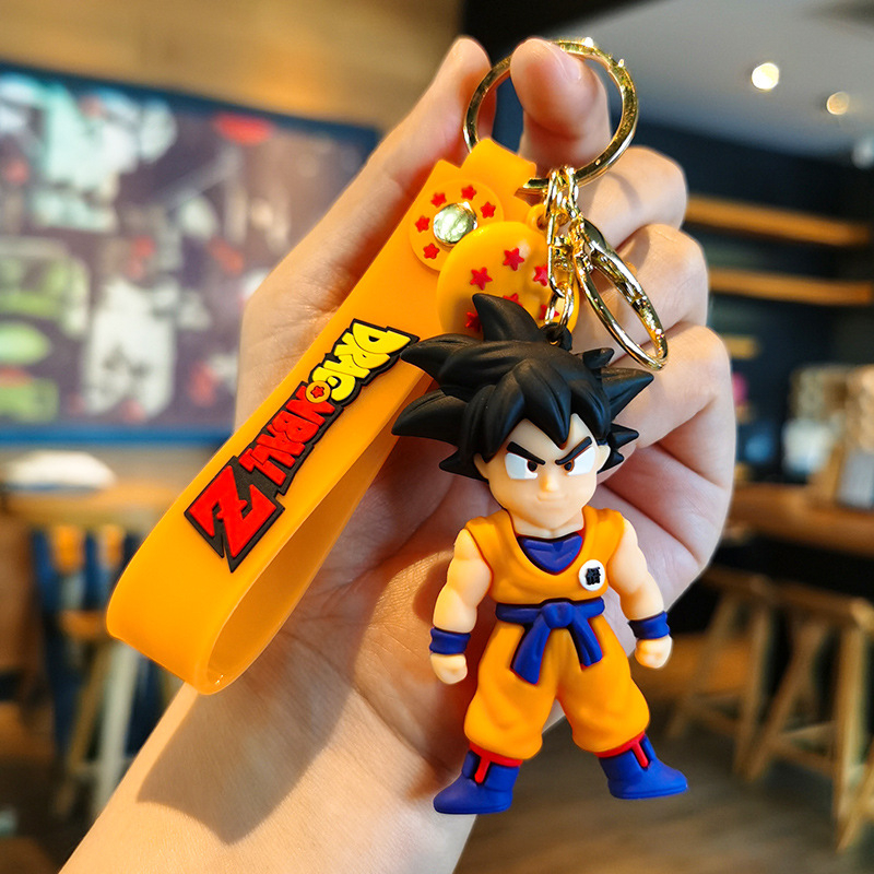 Móc khóa anime bảy viên ngọc rồng, móc cài balo các nhân vật hoạt hình dragon ball