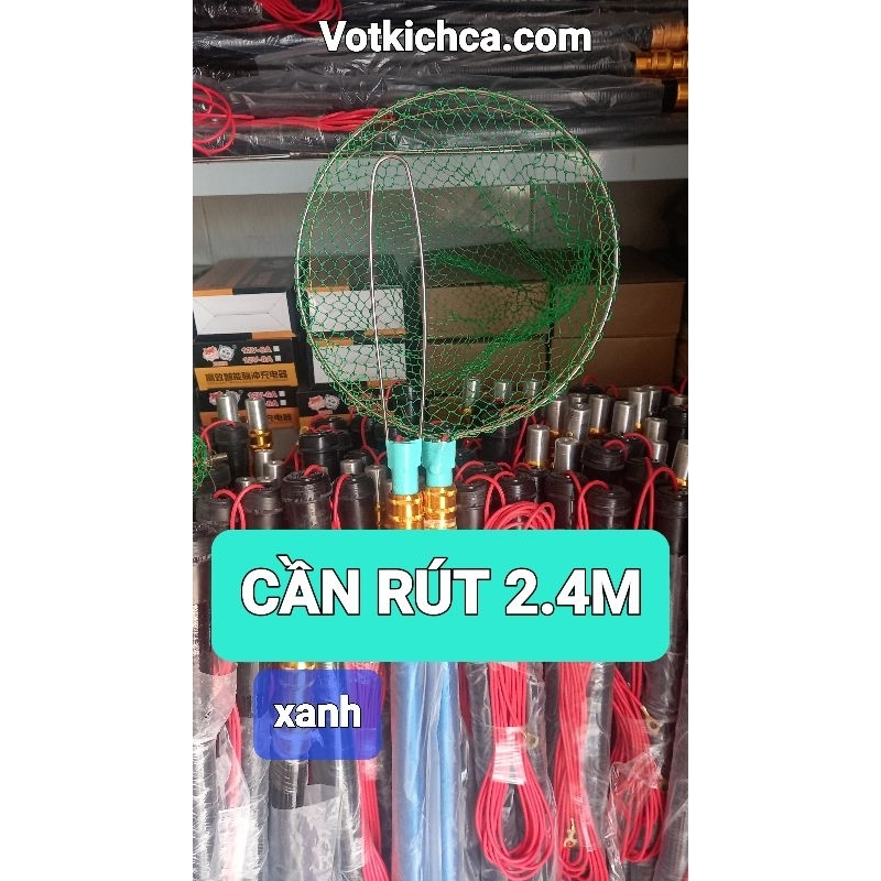 CẦN VỢT RÚT 2.4M