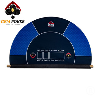 THẢM TRÒN TEXAS POKER GEM BLUE® CAO CẤP