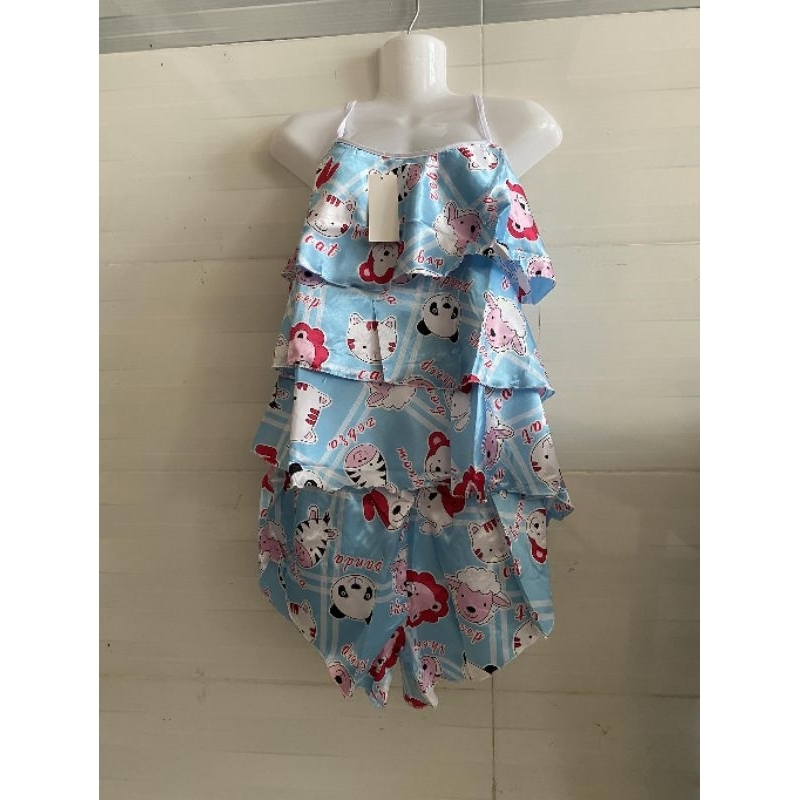 Đồ Bộ Lụa 2 Dây Mặc Nhà, Ra Đường Siêu Đáng Yêu