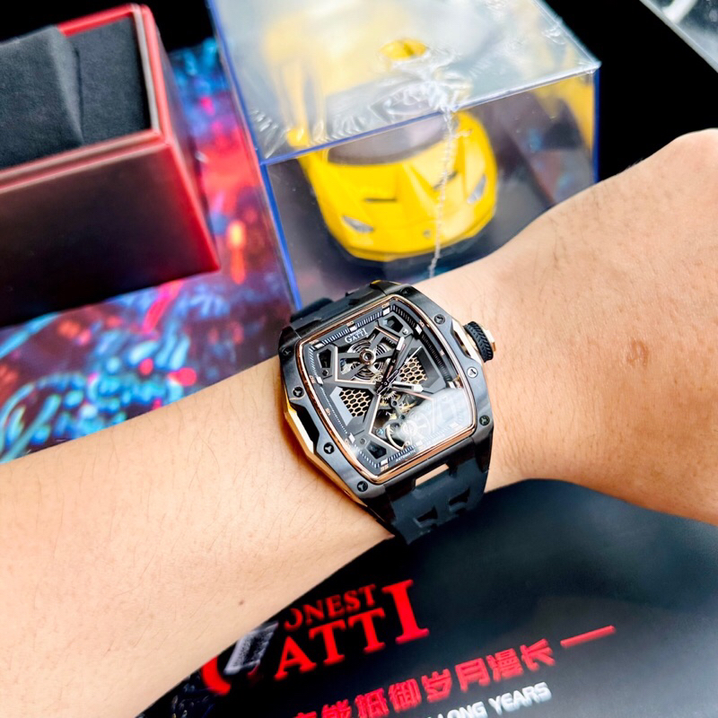 Đồng hồ nam dây cao su Bonest Gatti Ghost BG5501-A4