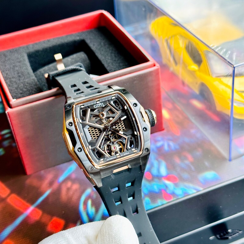 Đồng hồ nam dây cao su Bonest Gatti Ghost BG5501-A4