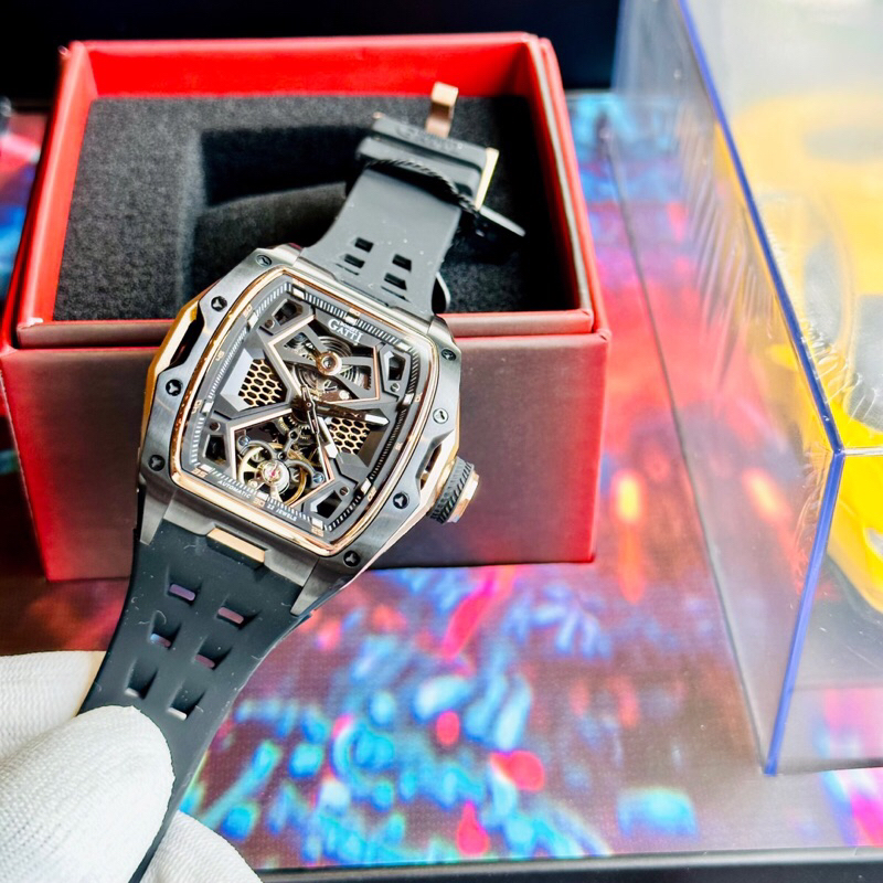 Đồng hồ nam dây cao su Bonest Gatti Ghost BG5501-A4