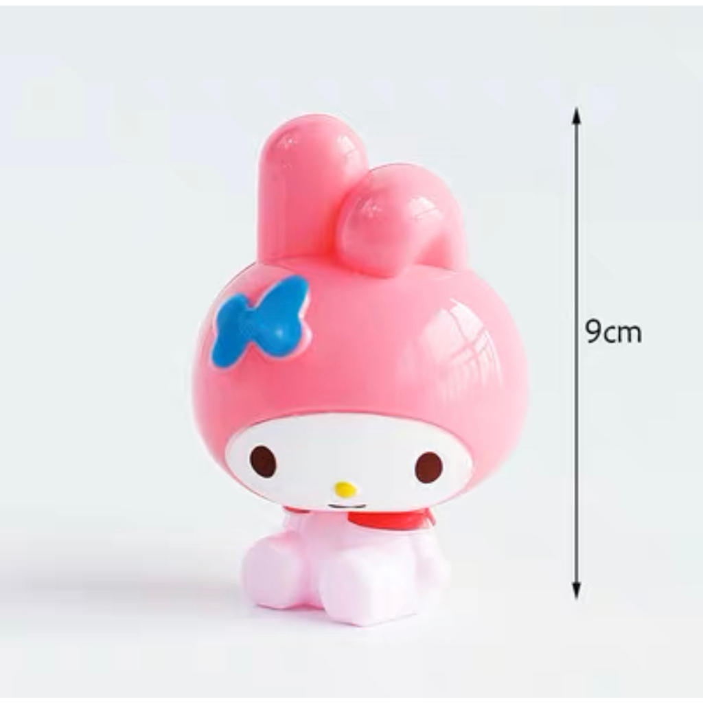 Set trang trí 2 con Kitty + thỏ hồng Melody