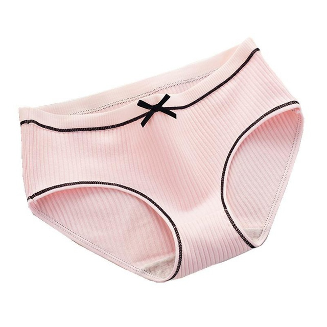 Combo 10 quần lót nữ cotton cute viền nơ co dãn mềm mịn BONBIKINI