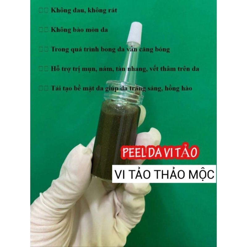 Vi tảo không sưng, không đỏ dùng cho mặt, mụn thâm nách, mông, lưng,body..