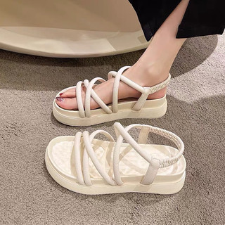 Dép sandal nữ quai mảnh đế mát xa cao cấp