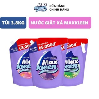 Nước Giặt Xả MaxKleen Túi 3,8kg