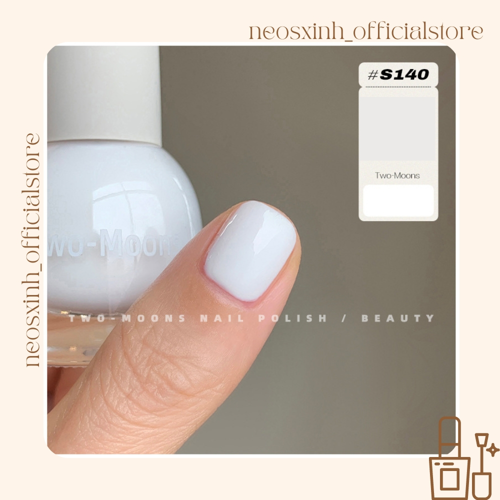 Sơn Móng Tay Twomoons Có Thể Lột Màu Thạch Nude Pastel 10ml - Neosxinh Nails