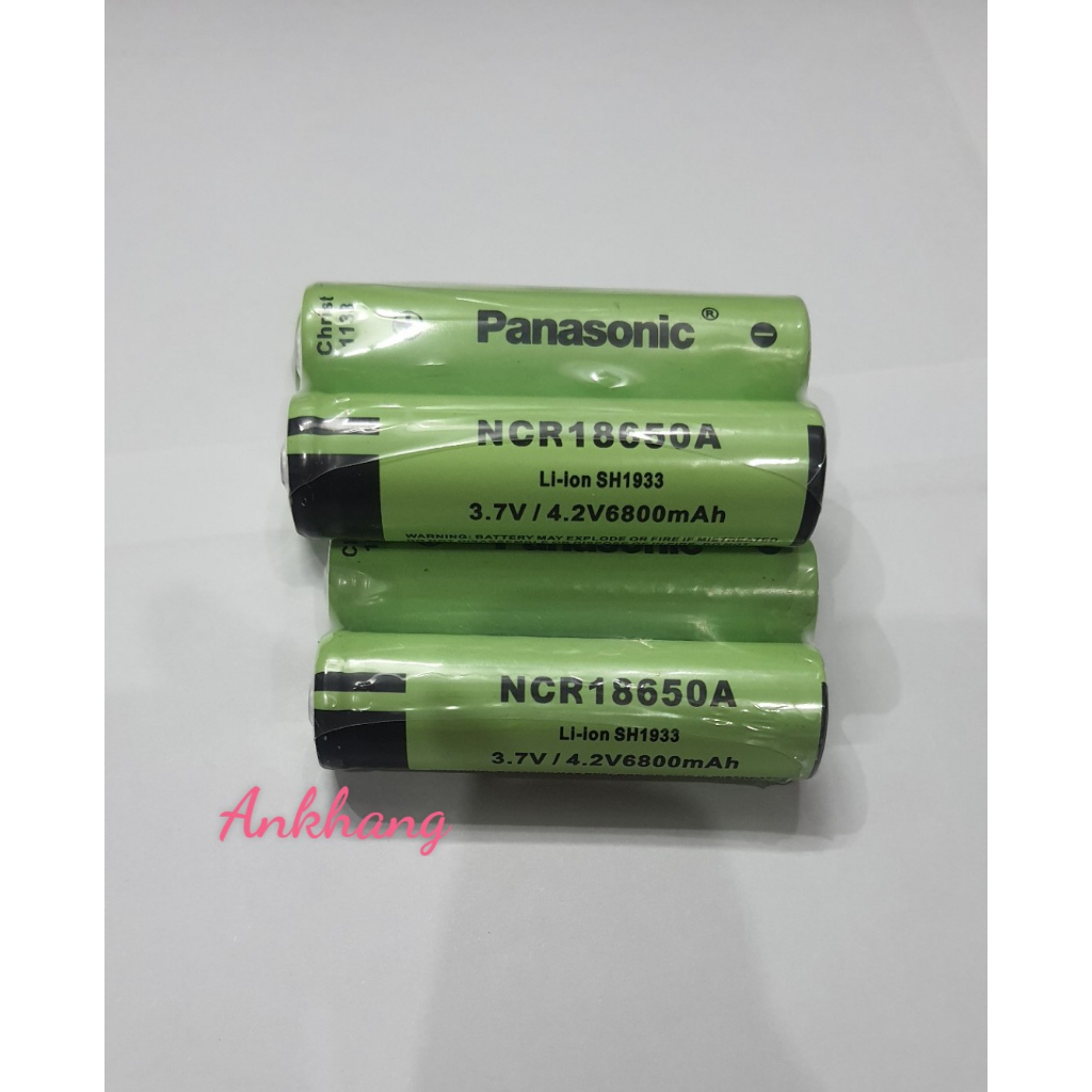 Pin sạc NCR 18650A Panasonic 3.7V~4.2V 6800mAh - Đầu lồi