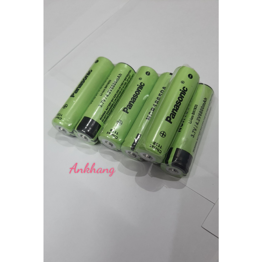 Pin sạc NCR 18650A Panasonic 3.7V~4.2V 6800mAh - Đầu lồi