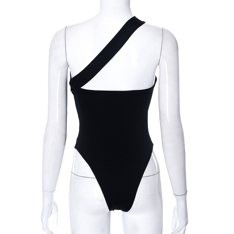 Bodysuit Cut Out Phong Cách Sexy Quyến Rũ, Áo Liền Thân Chất Liệu Thun Cắt Xẻ