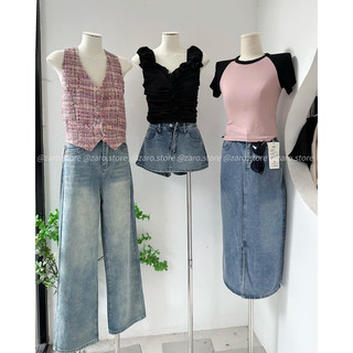 Áo tweed cổ yếm Korea [HÌNH THẬT CHỤP TẠI SHOP]