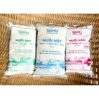 Muối hột sahu - muối hầm sahu - muối xay sahu