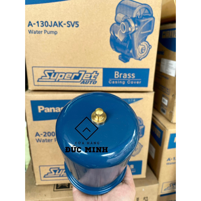 Bình tăng áp - Bầu áp lực ren 21 thép dùng cho máy bơm tăng áp Panasonic