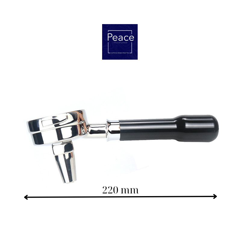 Tay cầm pha trà sử dụng cho máy pha cà phê phù hợp 58mm, tay pha trà cán nhựa ABS PEACE COFFEE